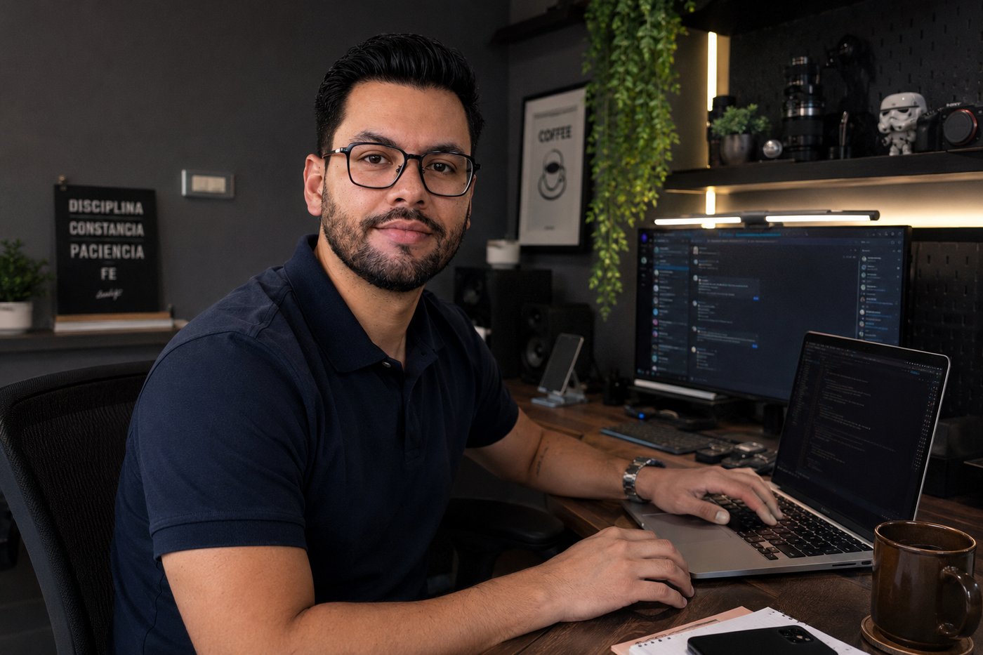 Rodolfo de La Guanaba administrando servidores y hosting